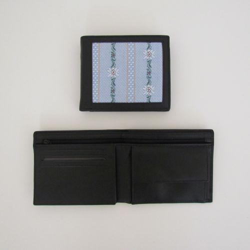 Klapp-Portemonnaie mit Edelweiss – Bild 3