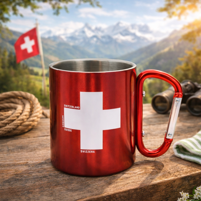 Karabinertasse, CH-Kreuz