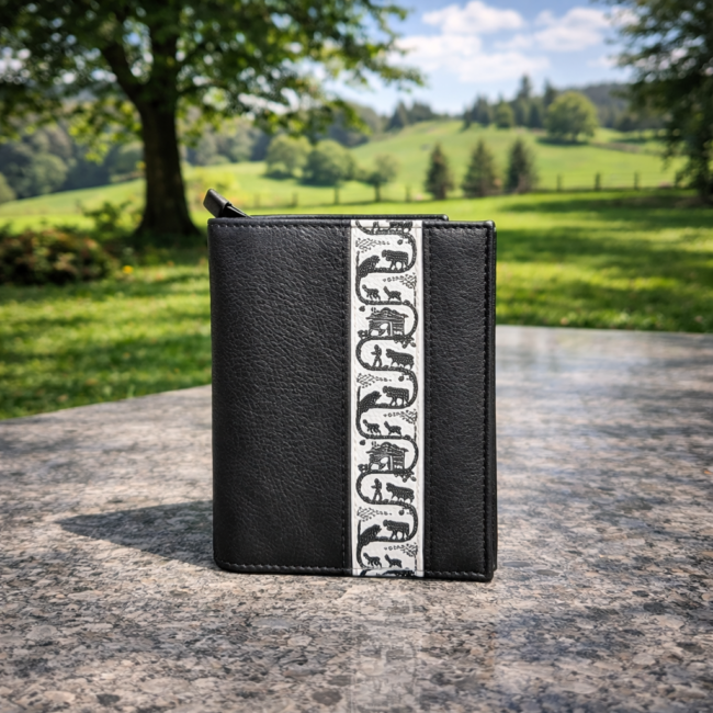 Portemonnaie mit Scherenschnitt