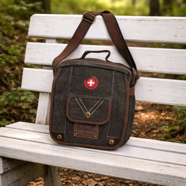 Umhängetasche bestickt