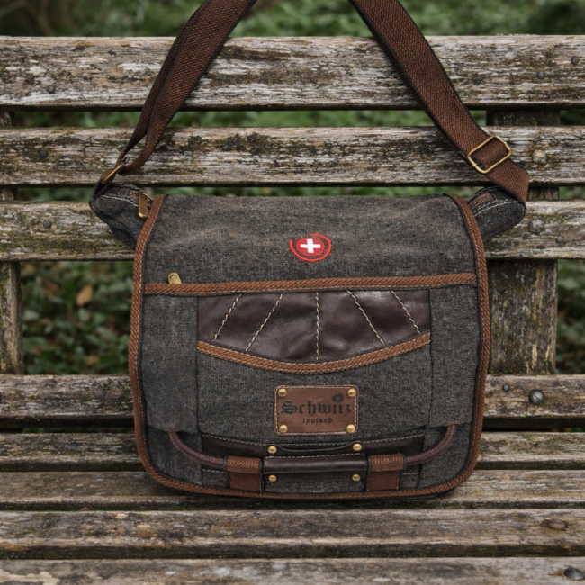 Umhängetasche bestickt, gross