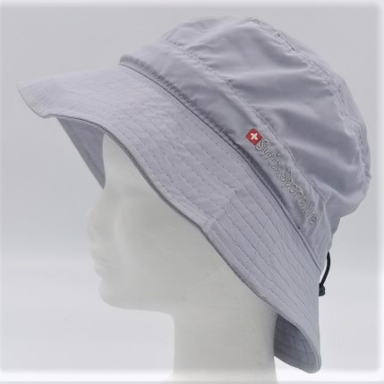 Rundhut Coolmax grau