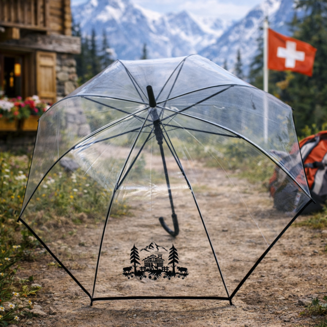 Regenschirm Scherenschnitt