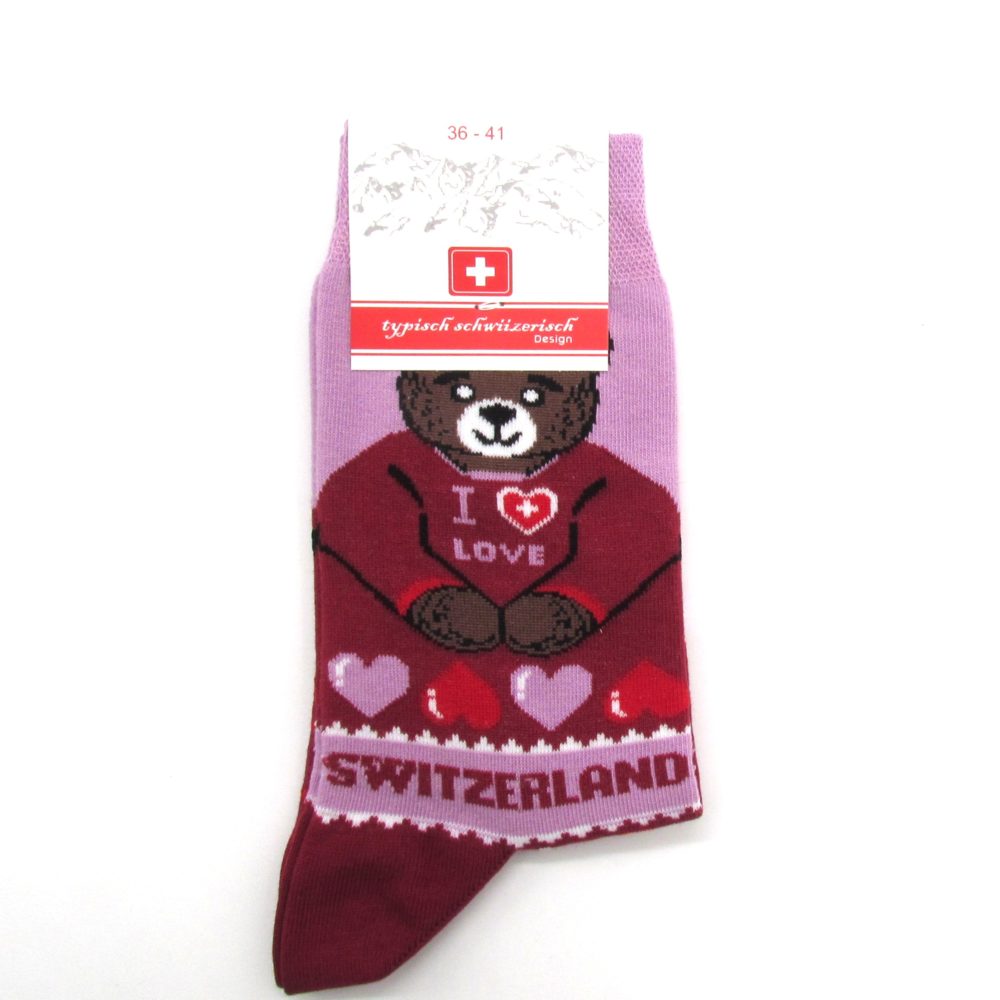 Damensocken Bär