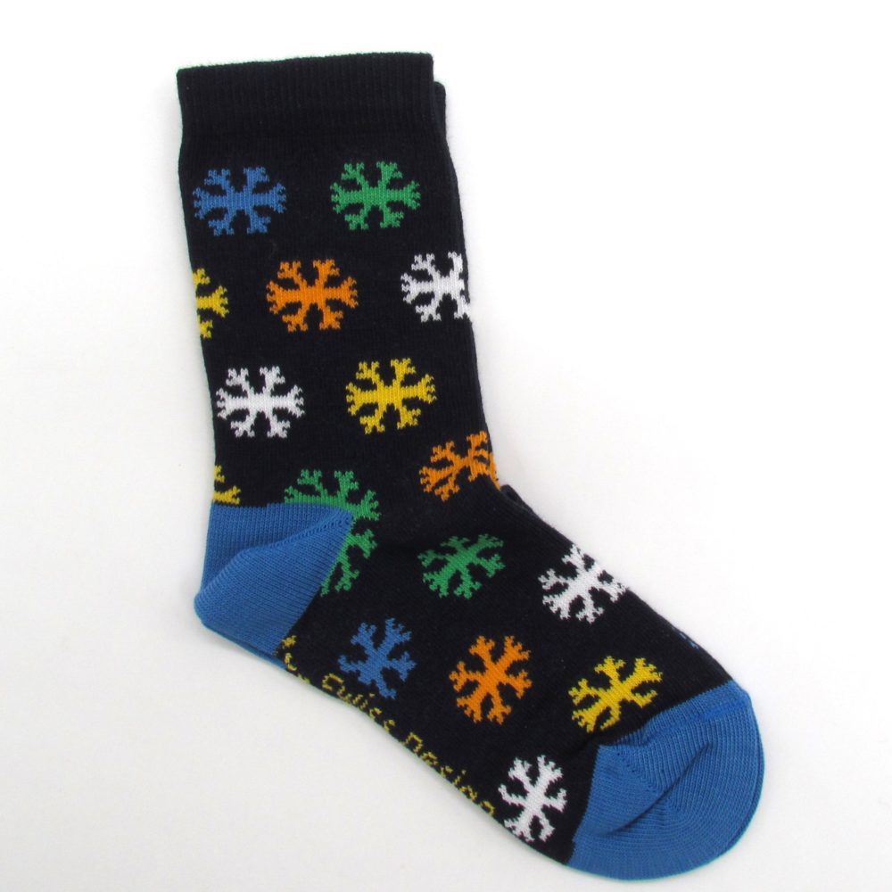 Kinder Socken Schneeflocken – Bild 2