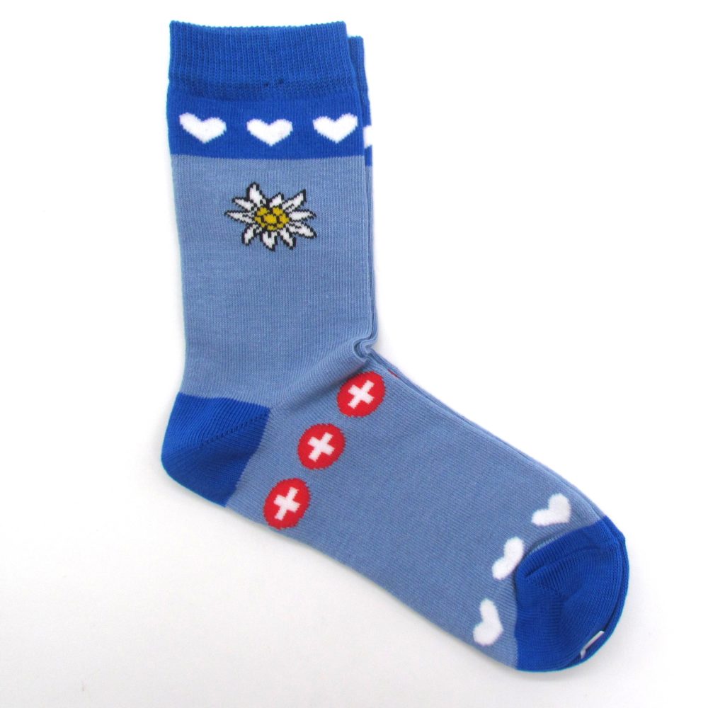 Kinder Socken Herz Edelweiss – Bild 2