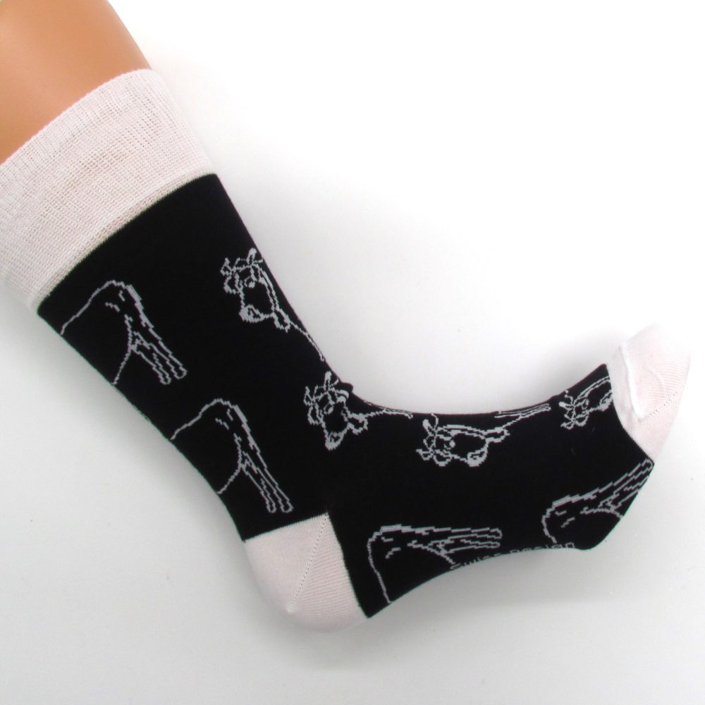 Herren Socken Kuh – Bild 2