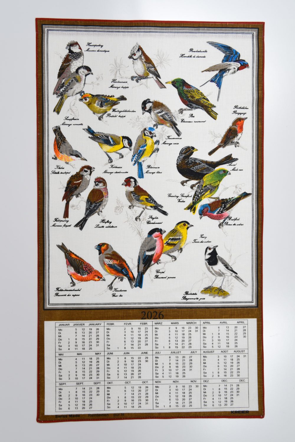 Kalender 2026 Vögel