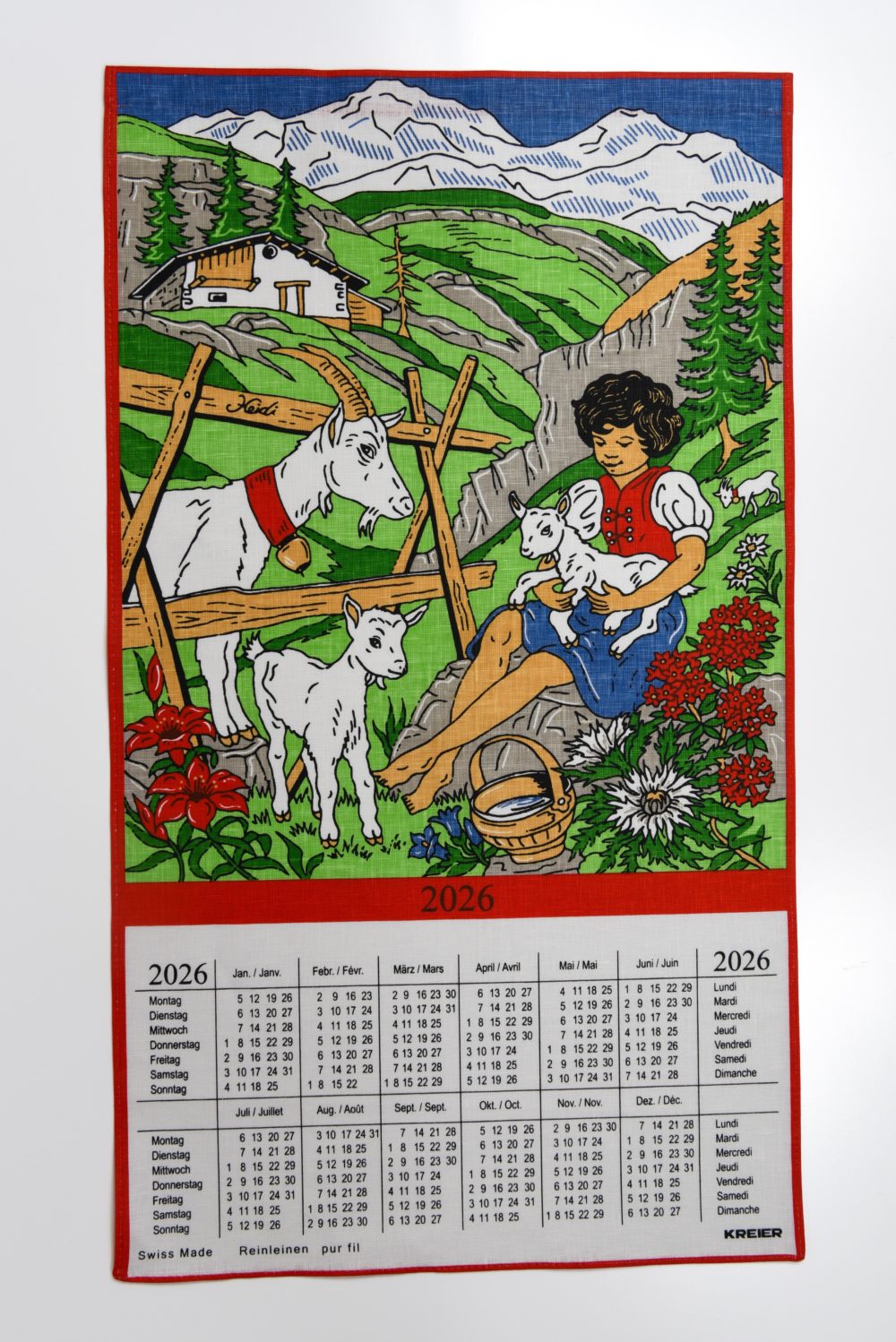 Kalender 2026 Heidi