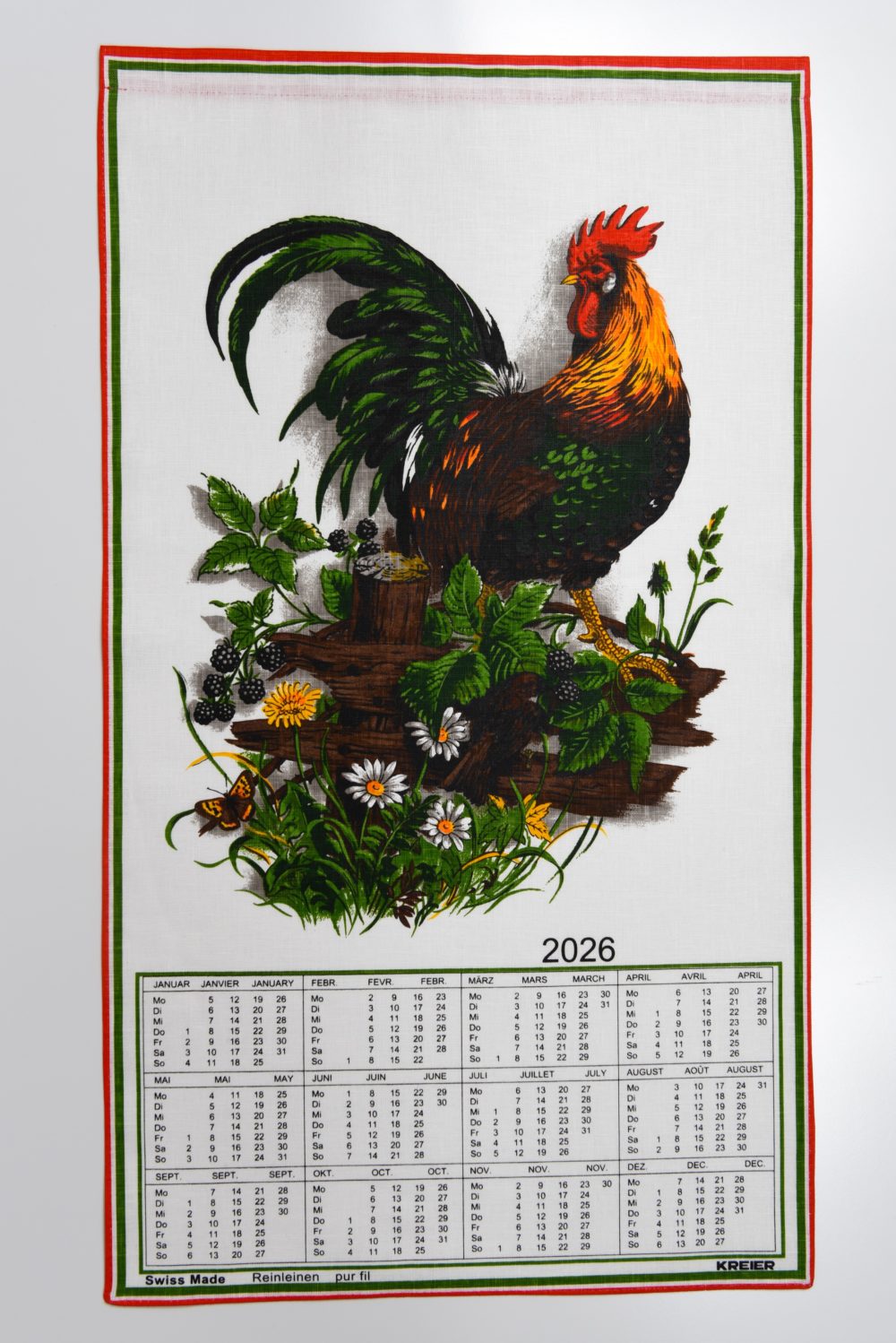 Kalender 2026 Hahn