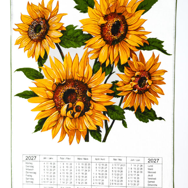 Kalender 2027 Sonnenblumen