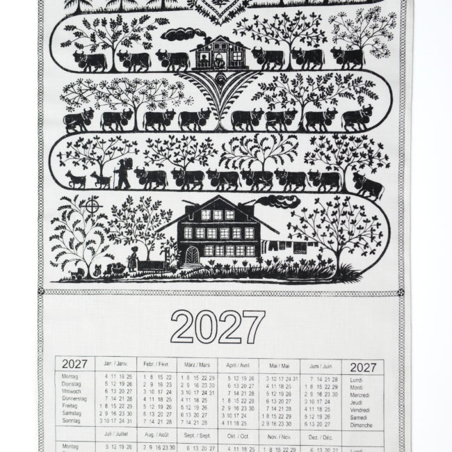 Kalender 2027 Scherenschnitt