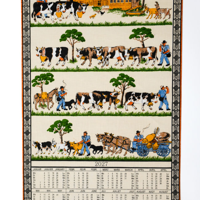 Kalender 2027 Fribourger Alpaufzug